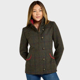 Dubarry Women's Bracken Tweed Jacket in Hemlock