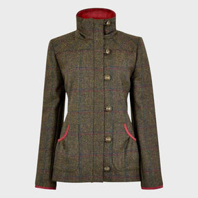 Dubarry Women's Bracken Tweed Jacket in Hemlock