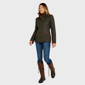 Dubarry Women's Bracken Tweed Jacket in Hemlock