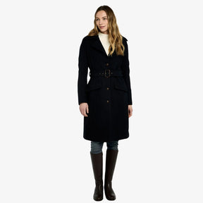 Dubarry Women's Brookvale Fitted Tweed Coat in French Navy