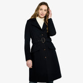 Dubarry Women's Brookvale Fitted Tweed Coat in French Navy