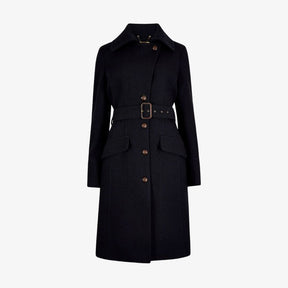 Dubarry Women's Brookvale Fitted Tweed Coat in French Navy