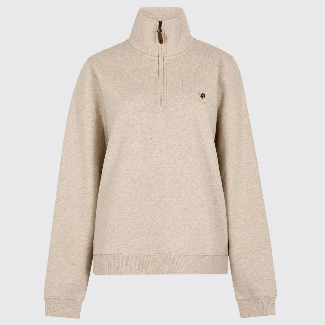 Dubarry Women's Castlemartyr Quarter-Zip Jumper in Bone