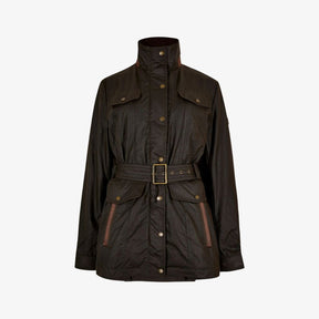 Dubarry Women's Gandon Wax Cotton Coat in Verdigris