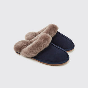 Dubarry Women's Rockmill Mule Slippers in French Navy