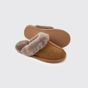 Dubarry Women's Rockmill Mule Slippers in Sand