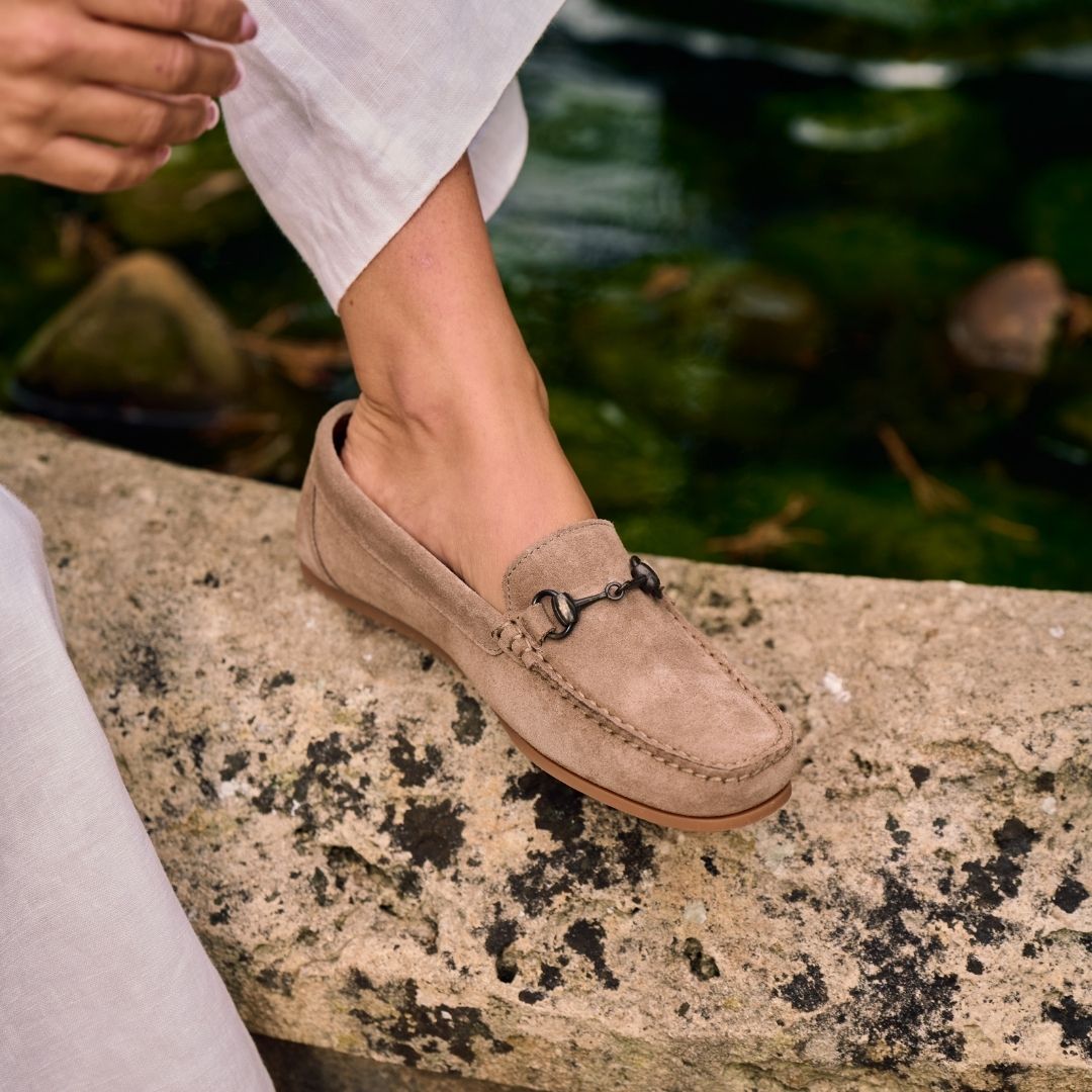 Dubarry Women's Tasmania Deck Shoes in Taupe