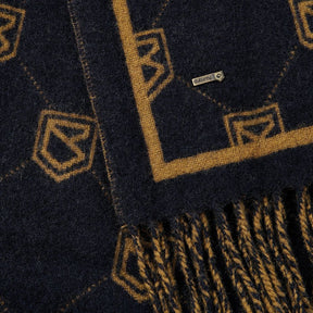 Dubarry Templehouse Wool Scarf in Navy