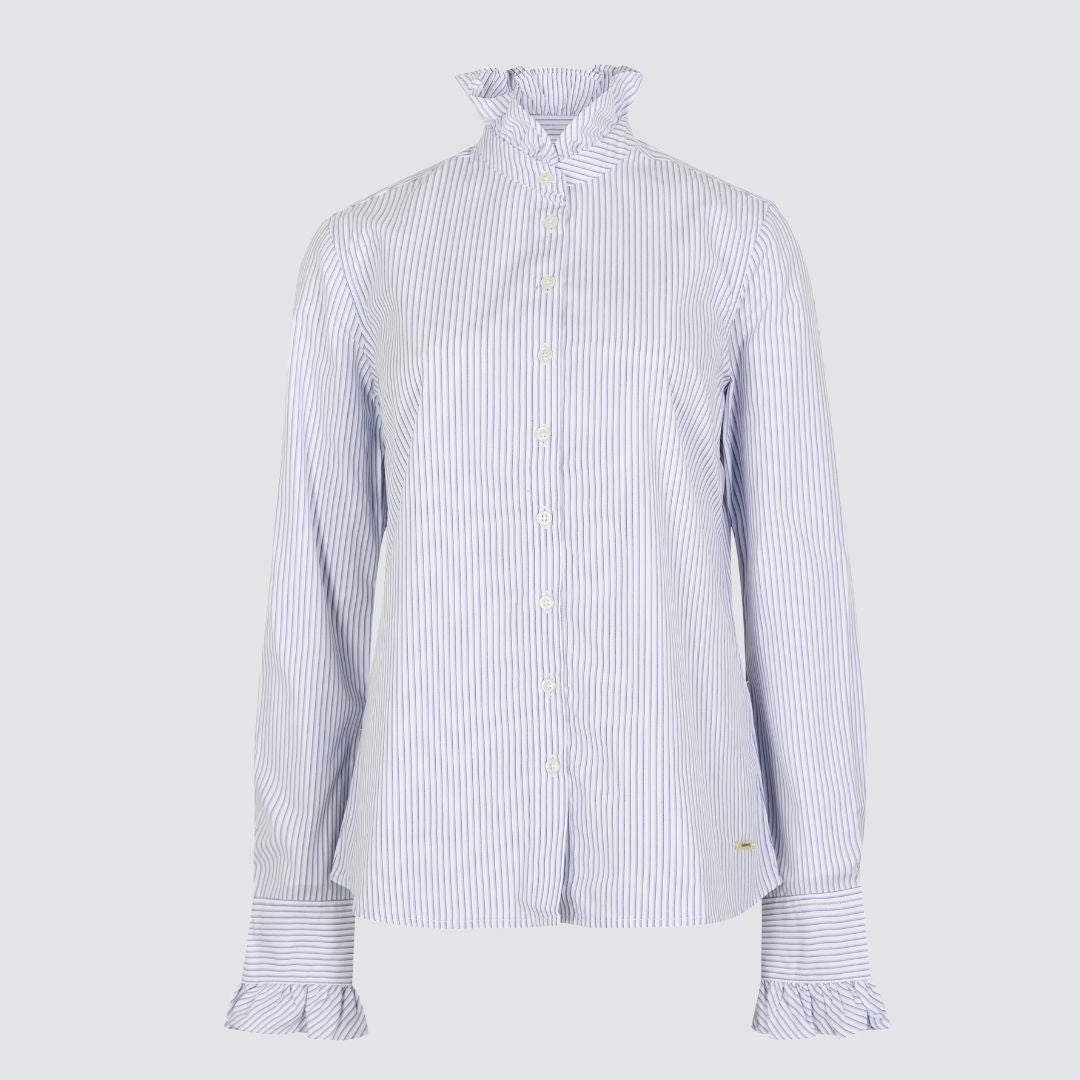 Dubarry Women's Wisteria Shirt in Blue Multi