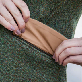 Equetech Women's Claydon Tweed Riding Jacket in Green
