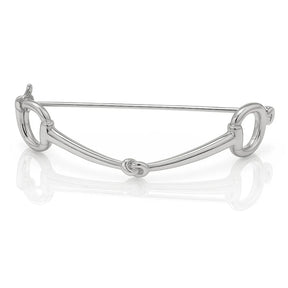 Equetech Snaffle Stock Pin Silver