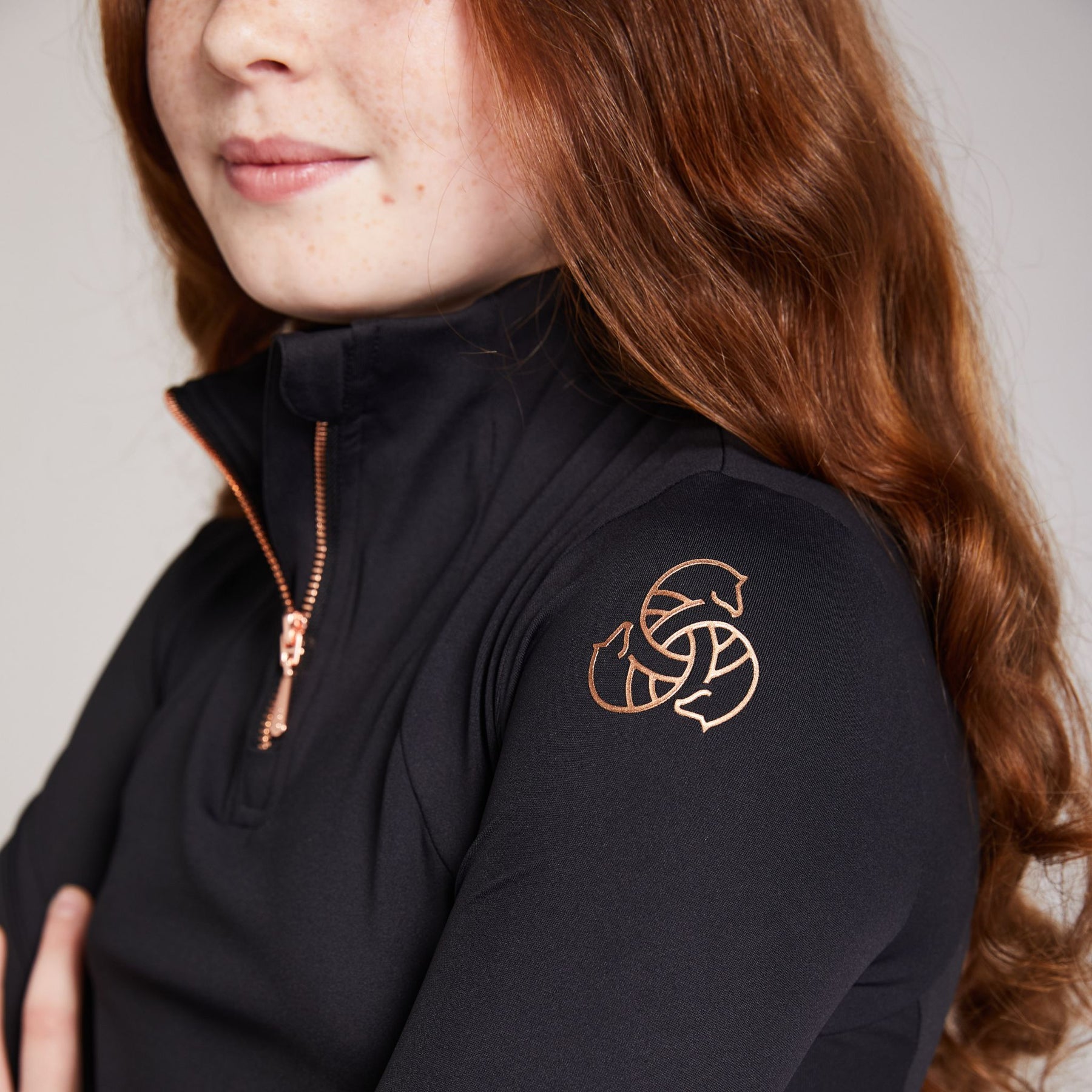 Equieire Kids Amber Training Top in Black