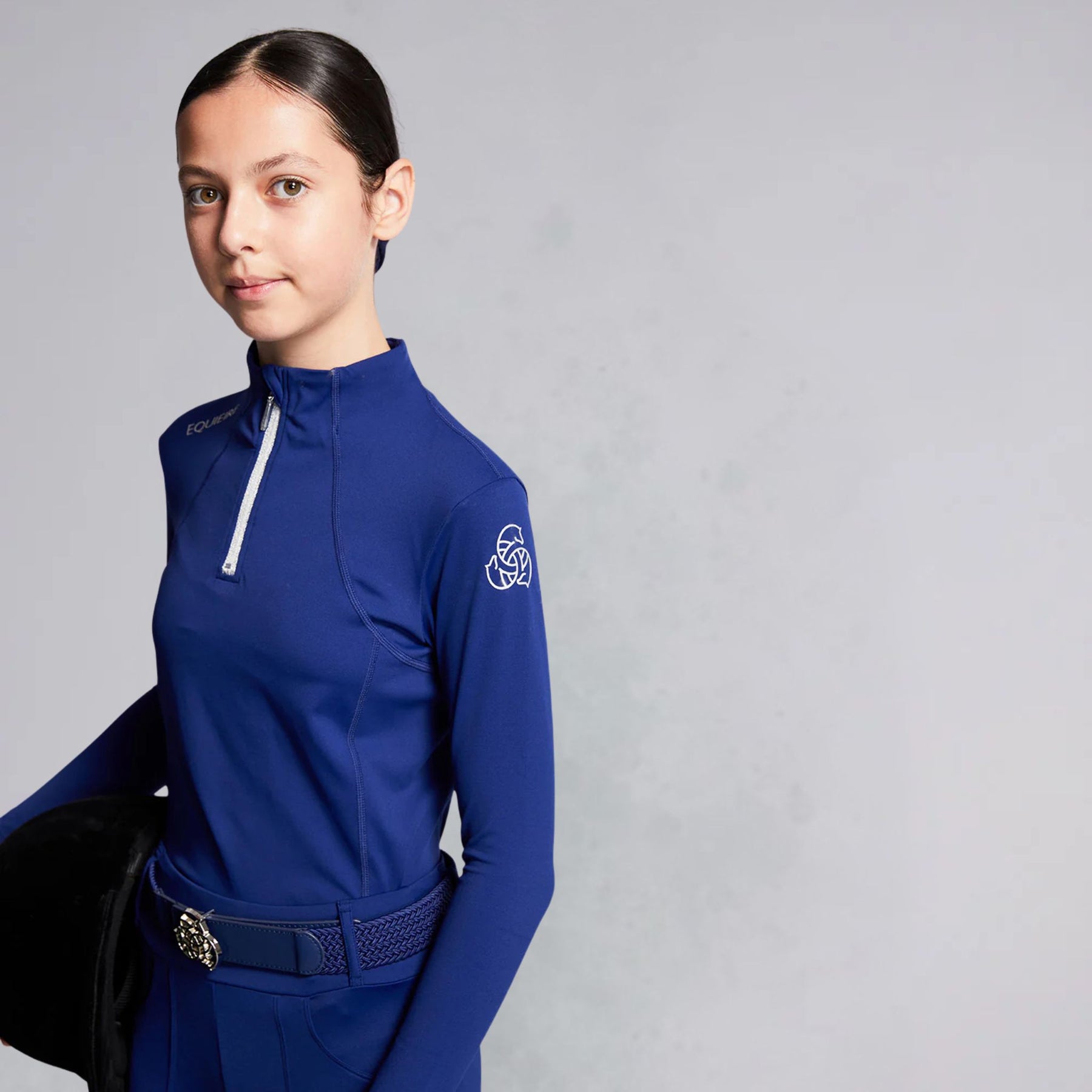 Equieire Kids Amber Training Top in Navy