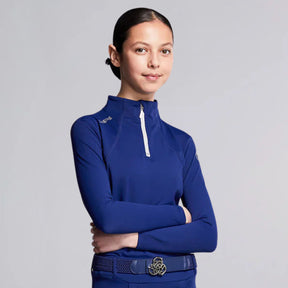 Equieire Kids Amber Training Top in Navy
