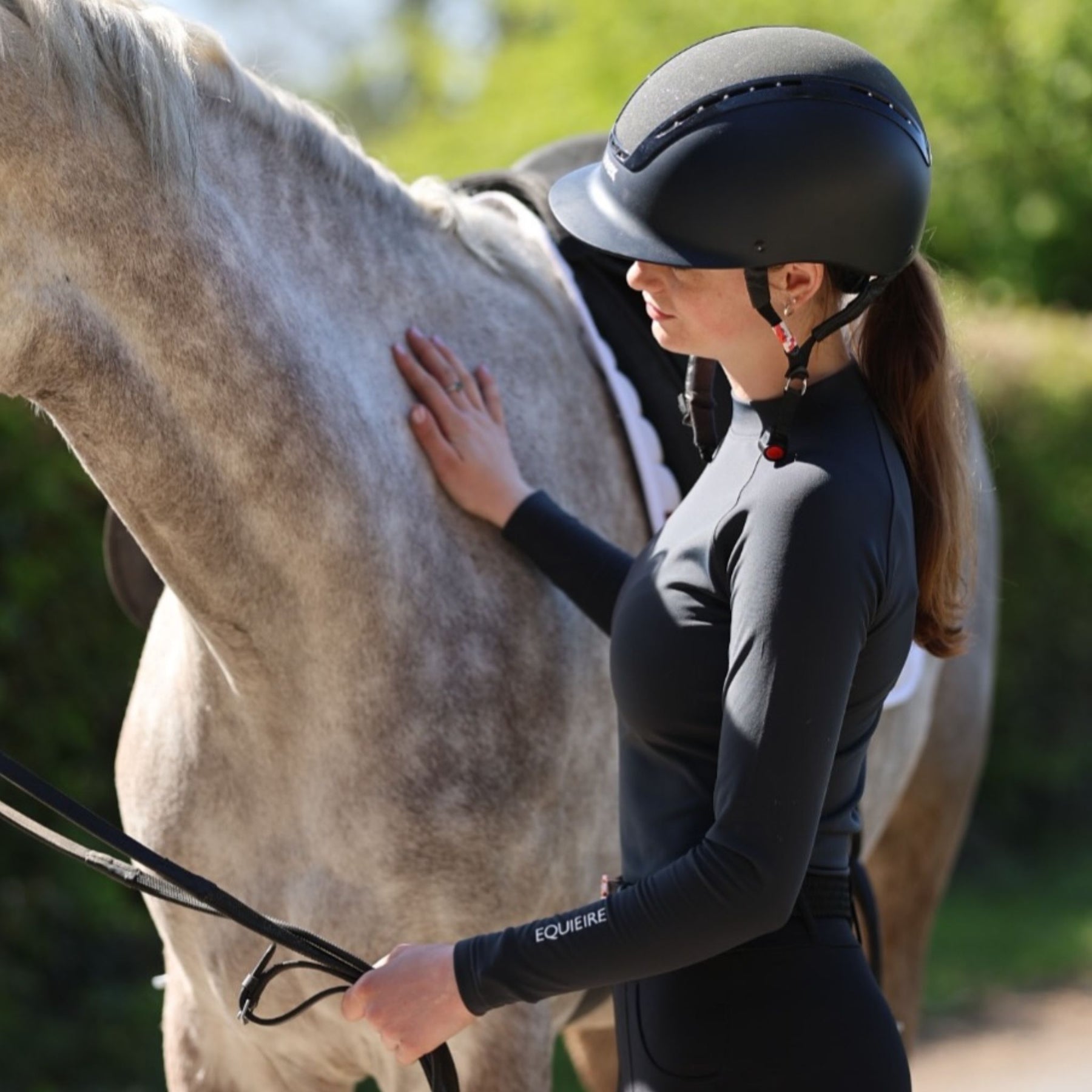 Equieire Unisex Alex Baselayer in Charcoal