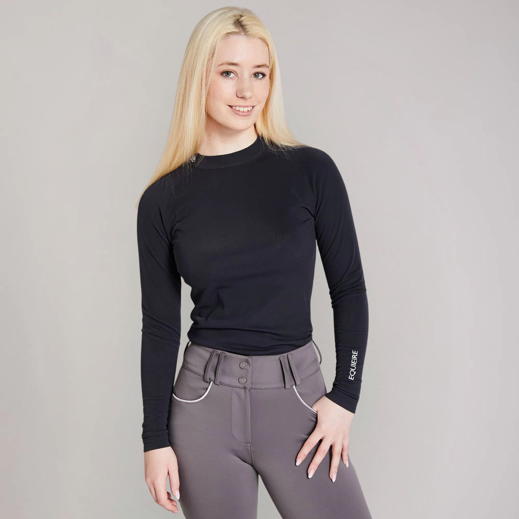 Equieire Unisex Alex Baselayer in Charcoal