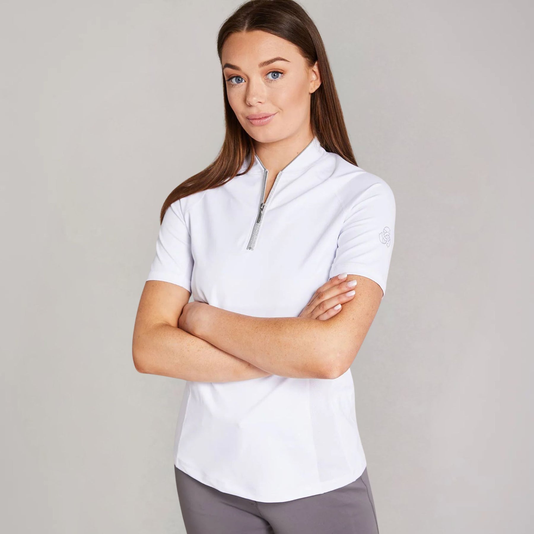 Equieire Women's Ella Competition Shirt in White