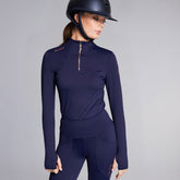 Equieire Women's Emily Riding Top in Navy