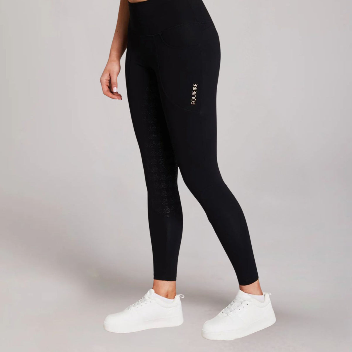 Equieire Women's Eve Compression Full-Seat Riding Tights in Black
