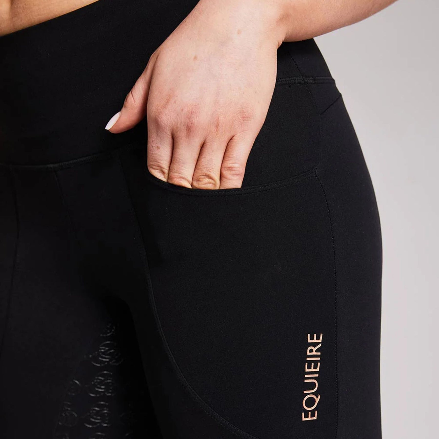 Equieire Women's Eve Compression Full-Seat Riding Tights in Black