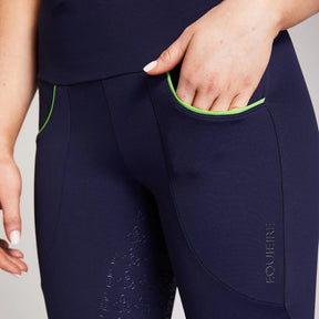 Equieire Women's Jessica Perform Full Seat Riding Leggings in Team Ireland - Navy