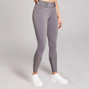 Equieire Women's Olivia Riding Breeches in Taupe Grey