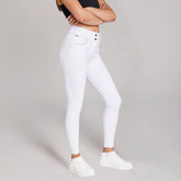 Equieire Women's Olivia Team Ireland Full-Seat Riding Breeches in White