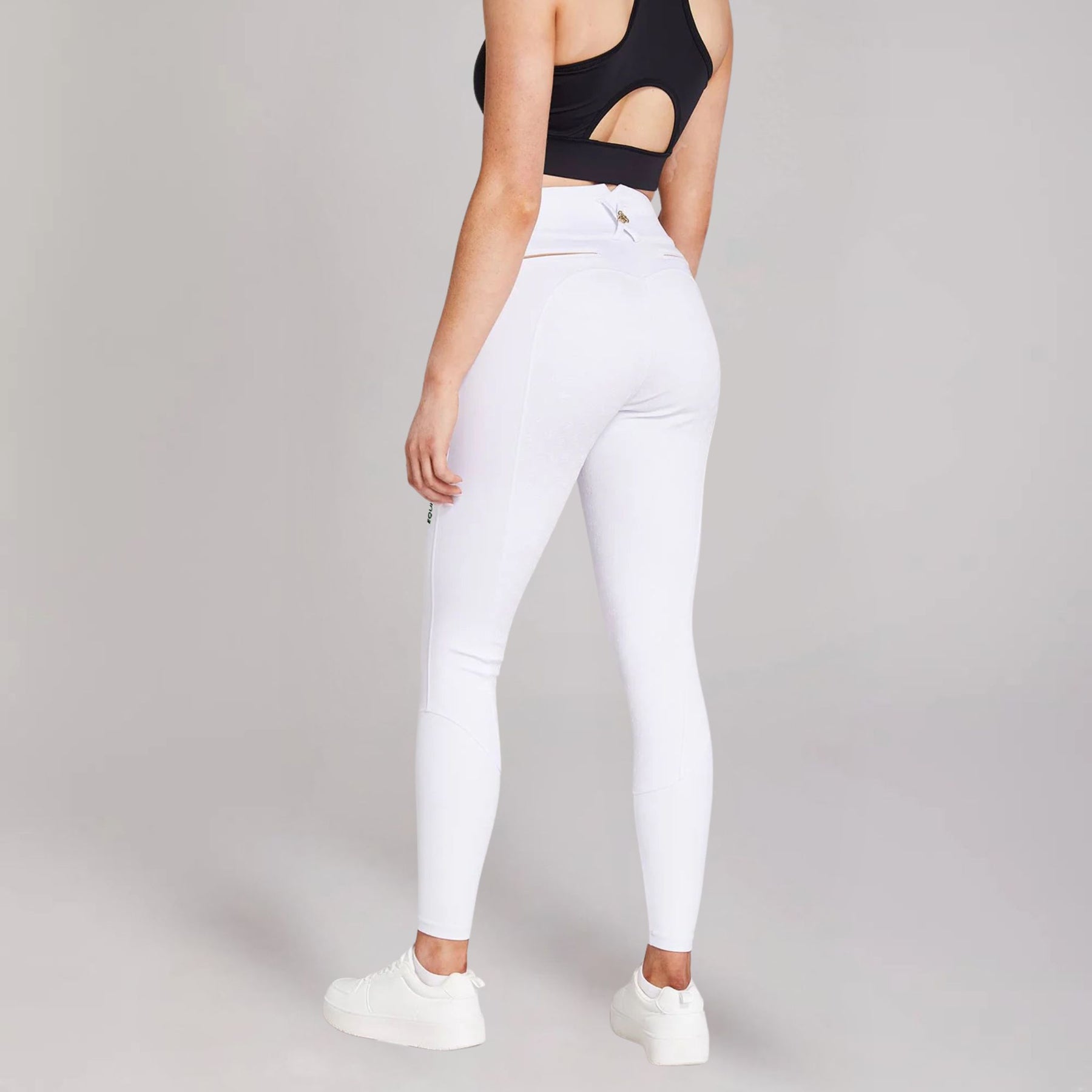Equieire Women's Olivia Team Ireland Full-Seat Riding Breeches in White