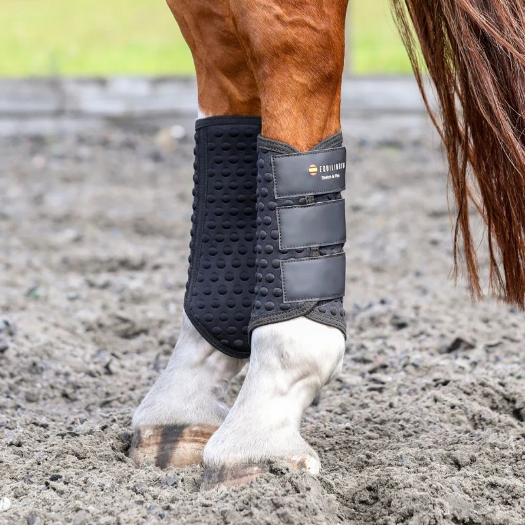 Equilibrium Stretch and Flex Flatwork Wraps in Black