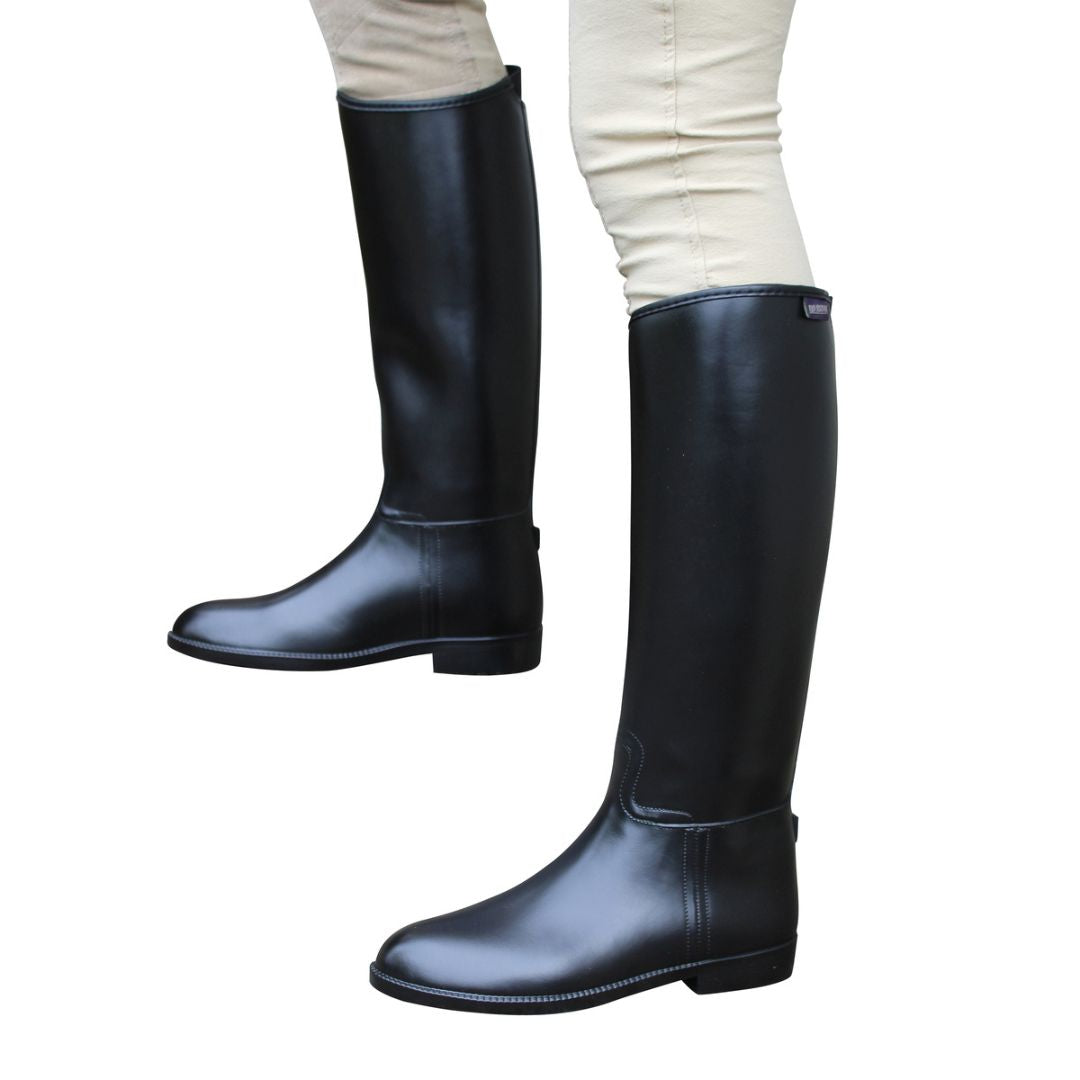 Mackey Women's Equisential Seskin Tall Riding Boots in Black