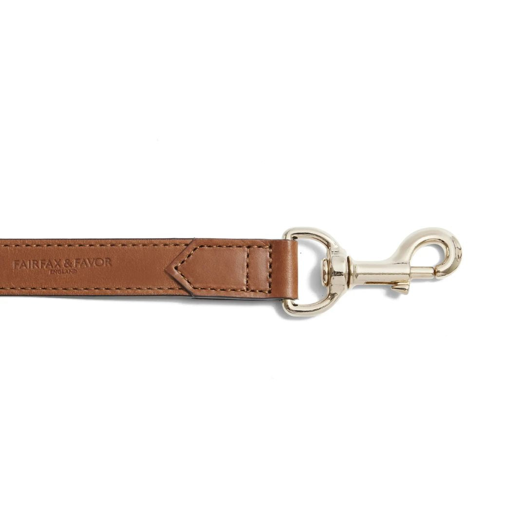 Fairfax & Favor Bakewell Leather Dog Lead in Tan