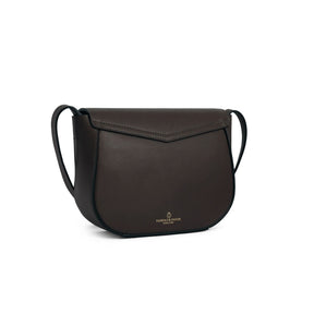 Fairfax & Favor Blenheim Leather Saddle Bag in Mahogany
