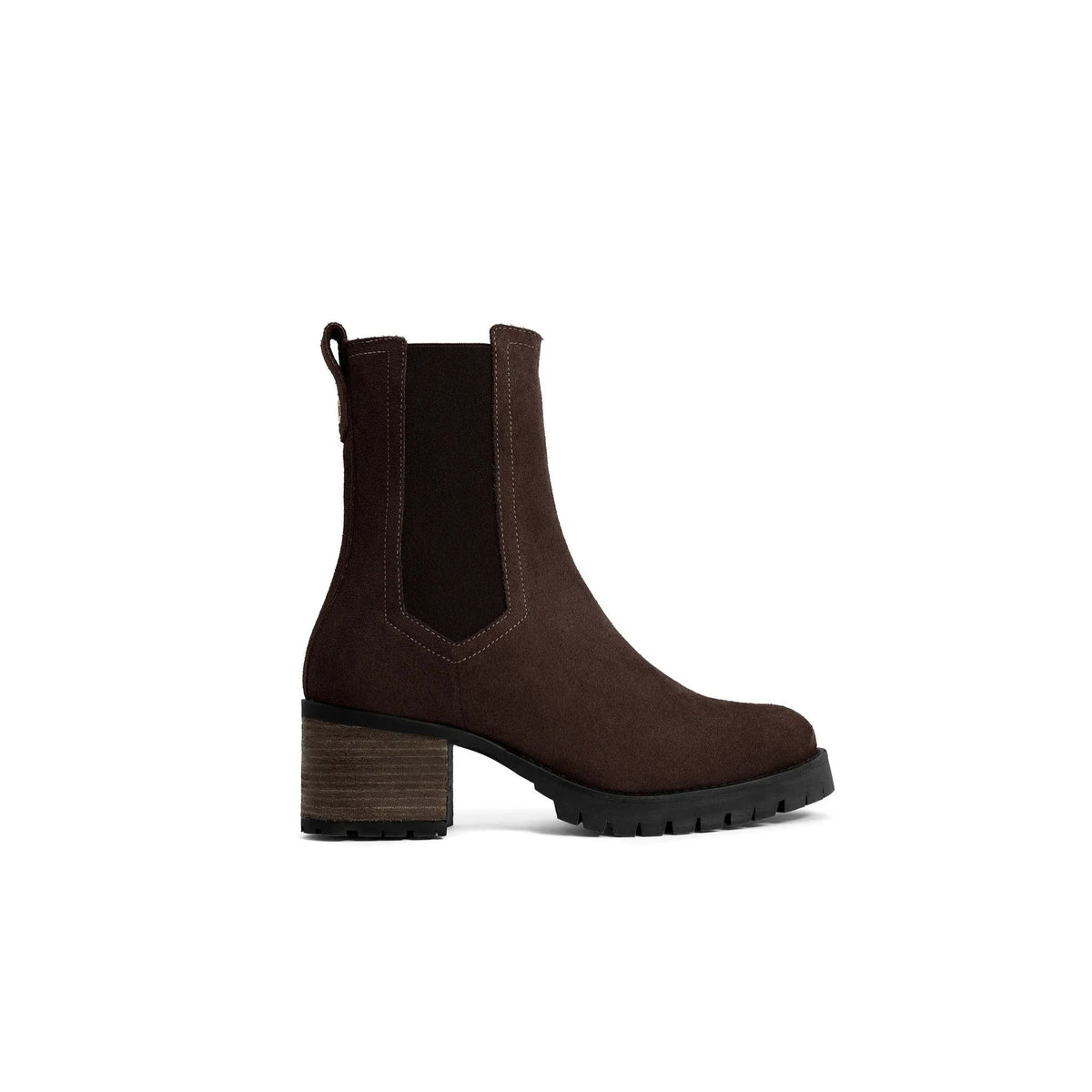 Fairfax & Favor Boudica Heeled Ankle Boot in Chocolate
