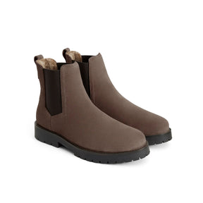 Fairfax & Favor Boudica Sheepskin Lined Ankle Boot in Fog
