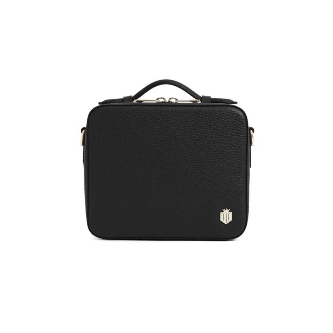 Fairfax & Favor Buckingham Crossbody Leather Bag in Black