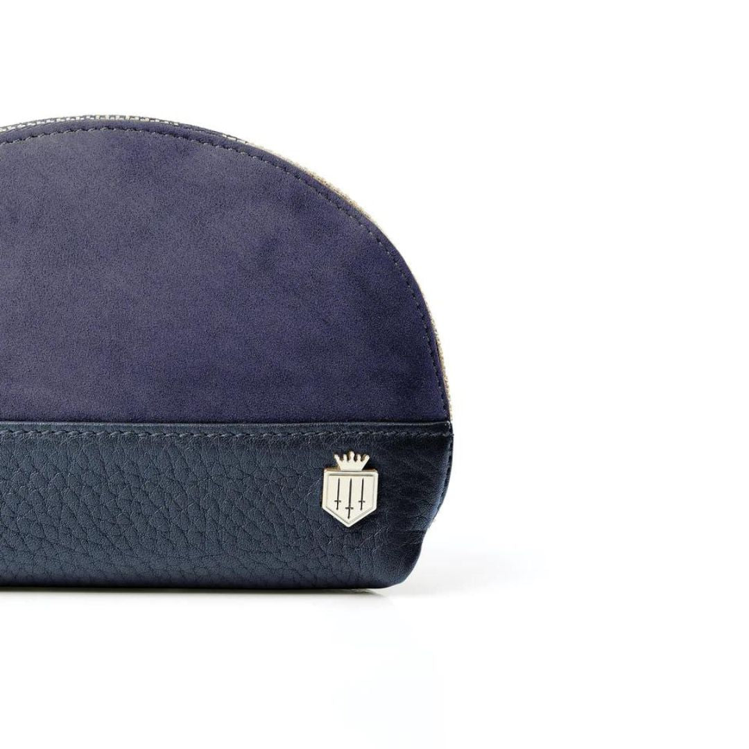 Fairfax & Favor Chiltern Suede Coin Purse in Ink