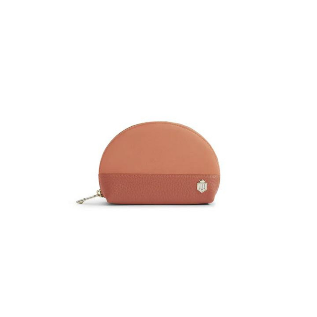 Fairfax Favor Chiltern Suede Coin Purse in Melon