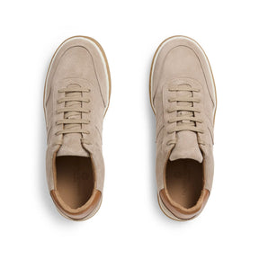 Fairfax & Favor Kendrick Suede Trainer in Fawn