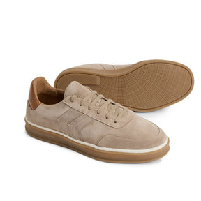 Fairfax & Favor Kendrick Suede Trainer in Fawn