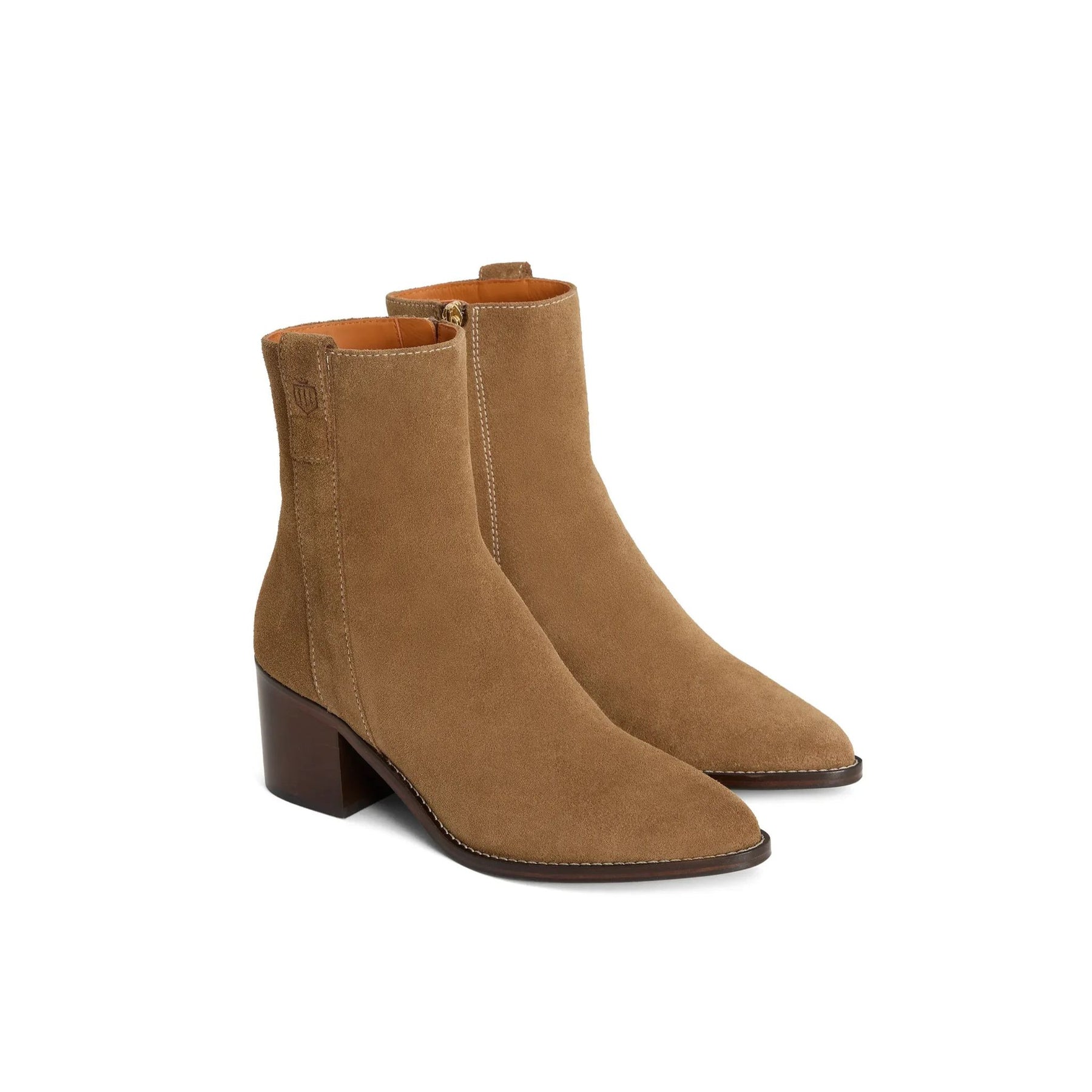 Fairfax & Favor Ludlow Heeled Ankle Boot in Tan