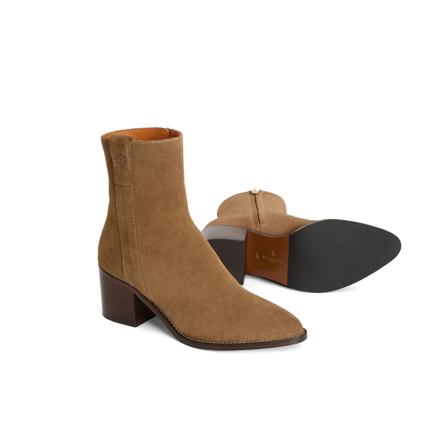 Fairfax & Favor Ludlow Heeled Ankle Boot in Tan