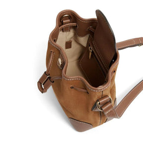 Fairfax & Favor Mini Bibury Bucket Bag in Tan