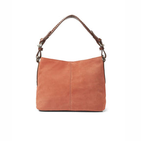 Fairfax & Favor Mini Tetbury Suede Tote Bag in Melon