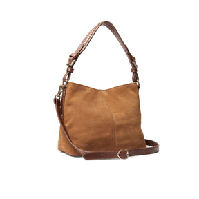 Fairfax & Favor Mini Tetbury Suede Tote Bag in Tan