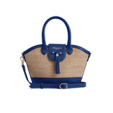 Fairfax & Favor Mini Windsor Basket Bag in Porto Blue