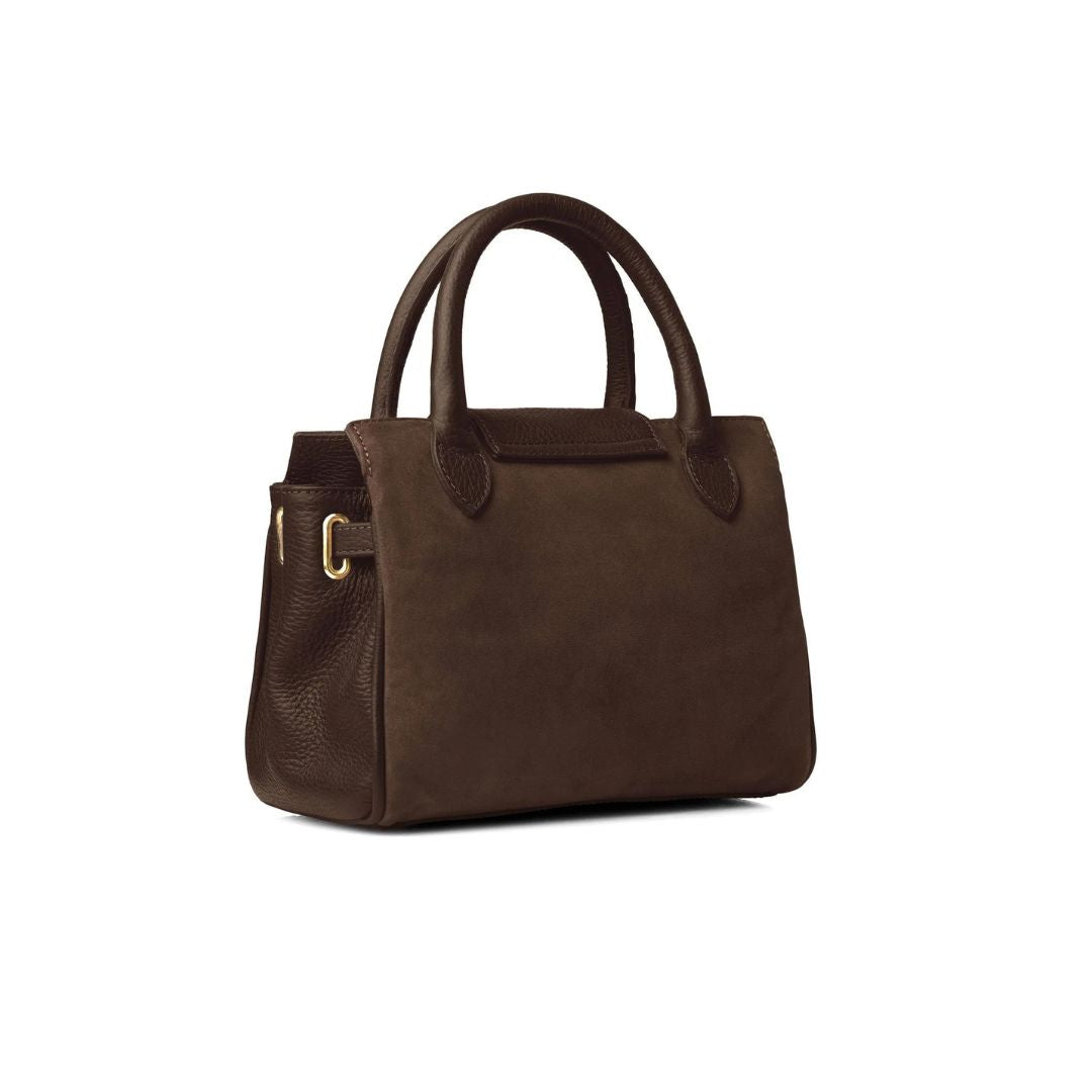 Fairfax & Favor Mini Windsor Handbag in Chocolate