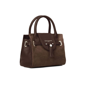 Fairfax & Favor Mini Windsor Handbag in Chocolate