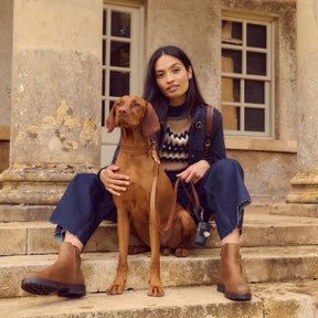 Fairfax & Favor Oakham Leather Waterproof Ankle Boot in Oak