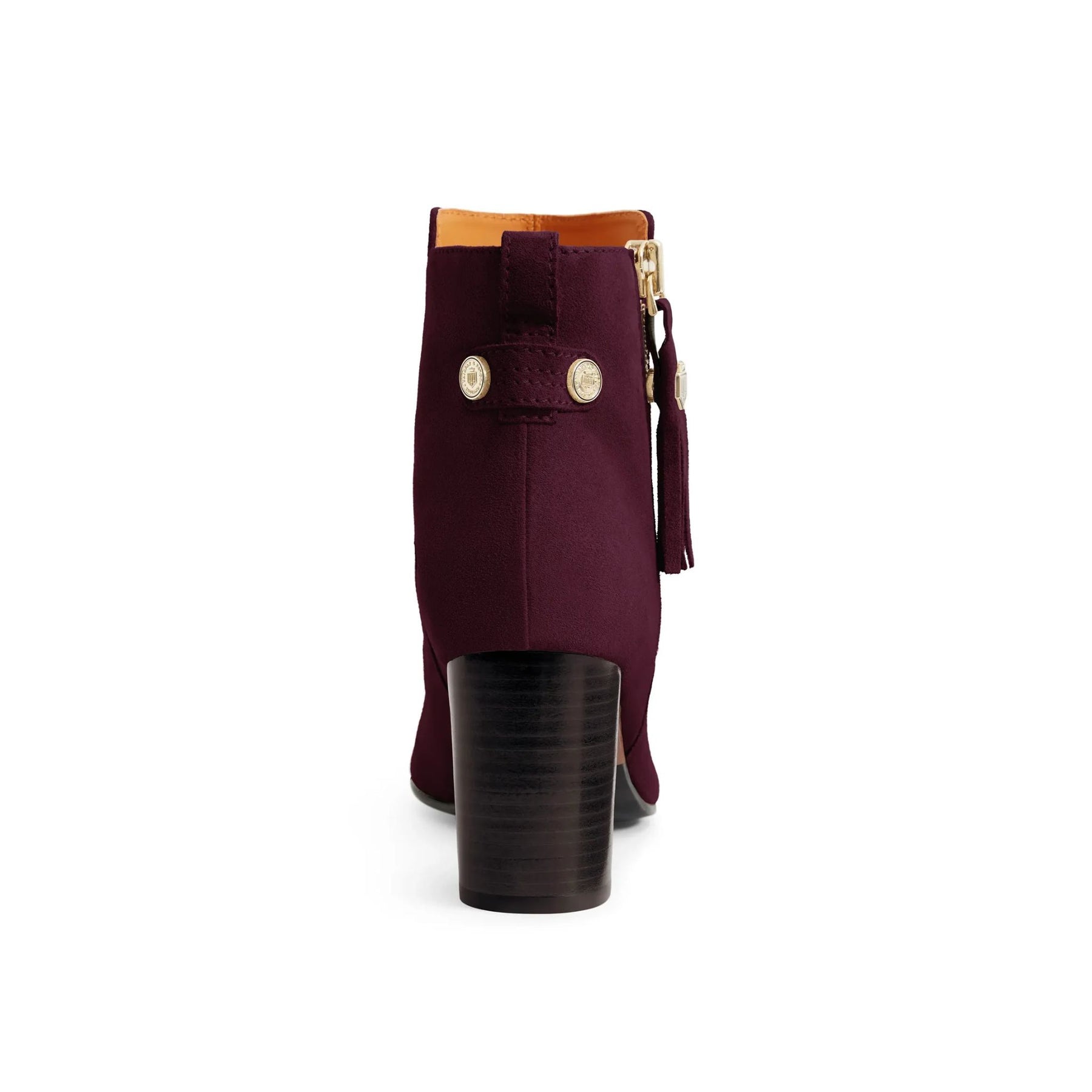 Fairfax & Favor Oakham Suede Ankle Boot in Elderberry