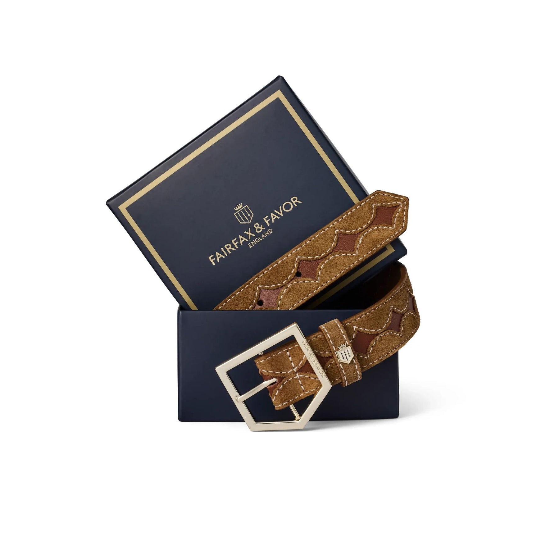 Fairfax & Favor Ohio Leather Belt in Tan